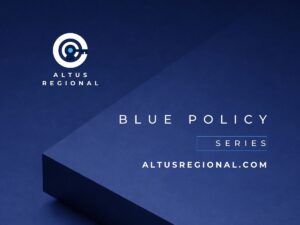 Altus Regional Blue Policy Series Launch Calendar Maritime Ocean Governance, Climate-Risk Disclosure, Caribbean, Blue Economy